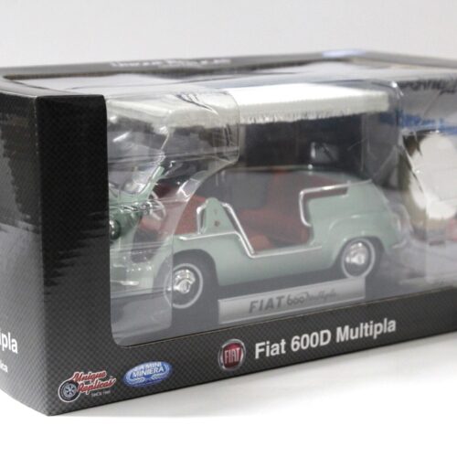 1:18 La Mini Miniera Fiat 600 D Multipla "TAXI COSTIERA AMALFITANA" green - Image 4