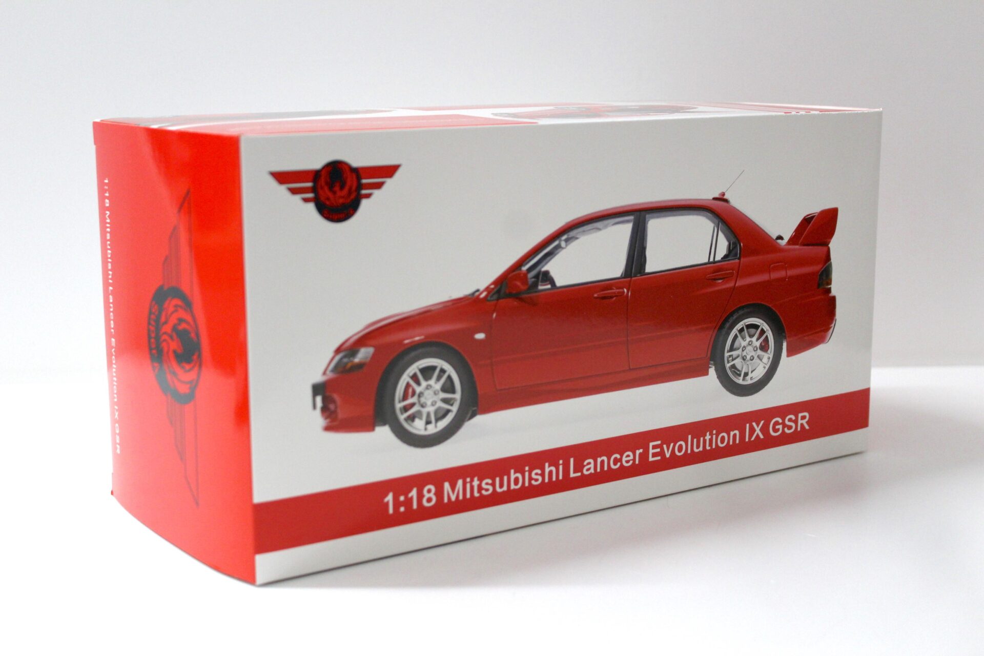 1:18 Kyosho SUPER A Mitsubishi Lancer Evolution IX GSR white
