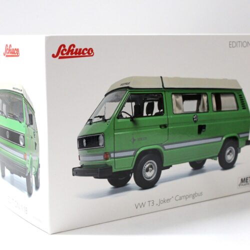 1:18 Schuco VW T3a T3 "JOKER" Campingbus Camper mit Faltdach Westfalia green