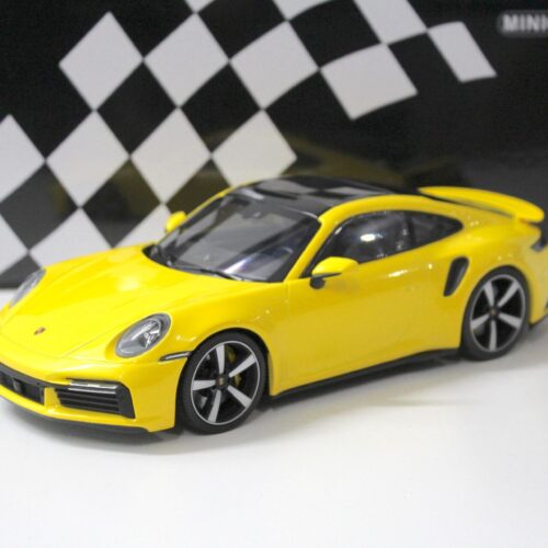 1:18 Minichamps Porsche 911 (992) Turbo S Coupe 2020 yellow
