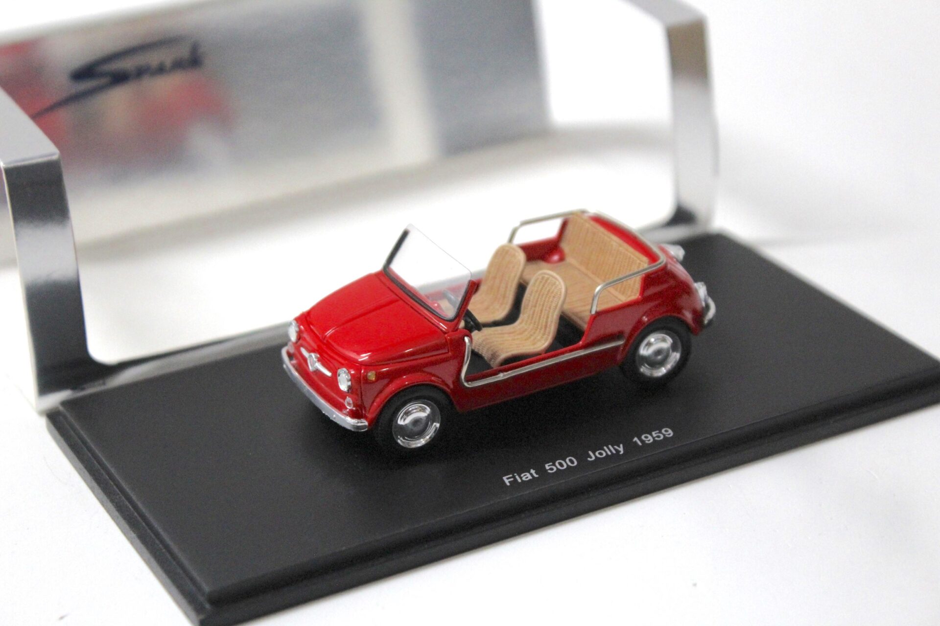 ID 55246 orig.jpg 1:43 Spark Fiat 500 Jolly 1959 red