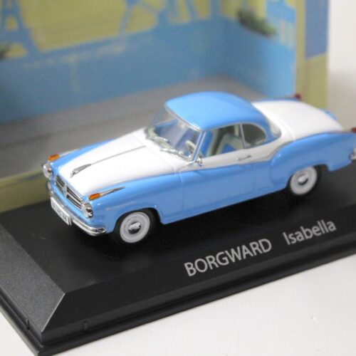 1:43 Norev Borgward Isabella Coupe light blue/ white