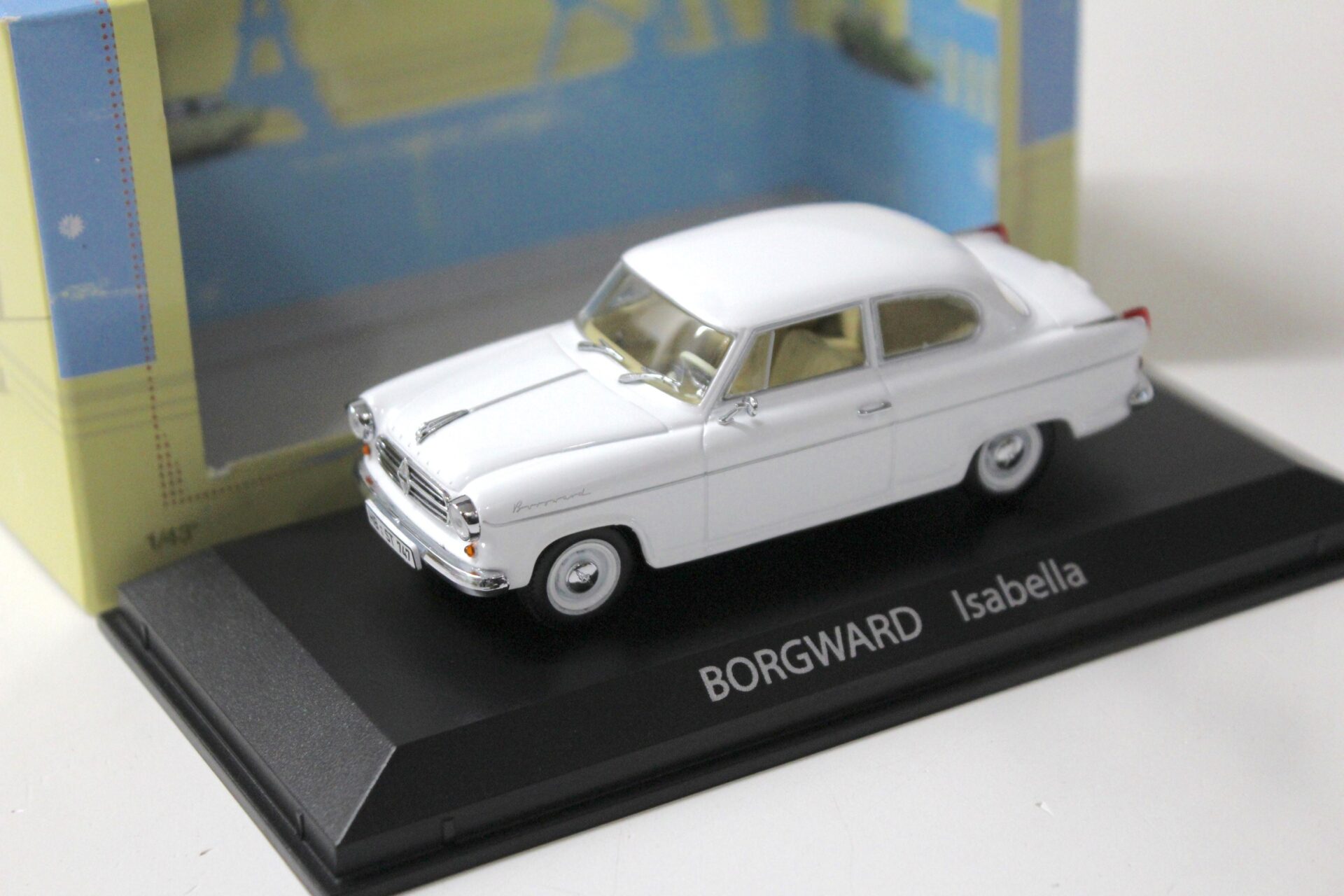 1:43 Norev Borgward Isabella Limousine white