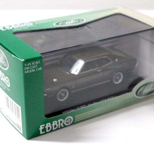 1:43 Ebbro Nissan Laurel Hardtop SGX Coupe 1972 green-grey metallic