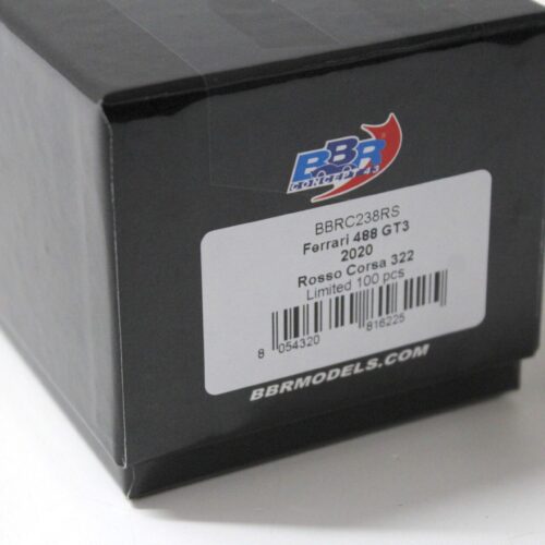 1:43 BBR Ferrari 488 GT3 EVO 2020 Rosso Corsa red 322 - Limited 100 pcs.