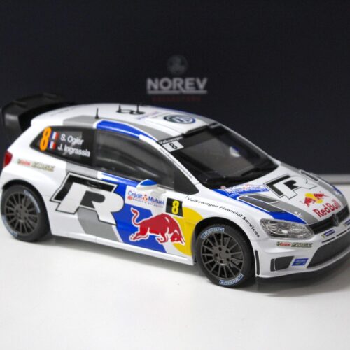 1:18 Norev VW Polo R WRC Winner Rallye France 2013 Ogier/ Ingrassia #8 Red Bull