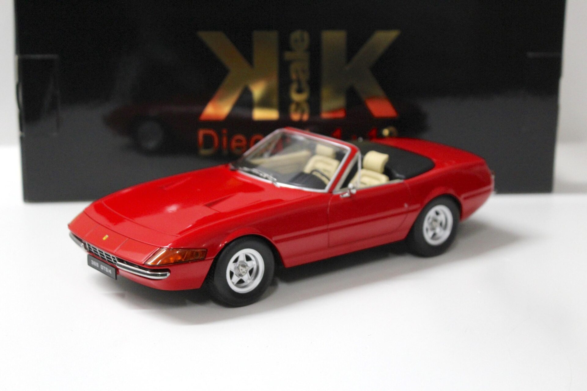1:18 KK-Scale Ferrari 365 GTS/4 Daytona Cabriolet 2.Series 1971 red