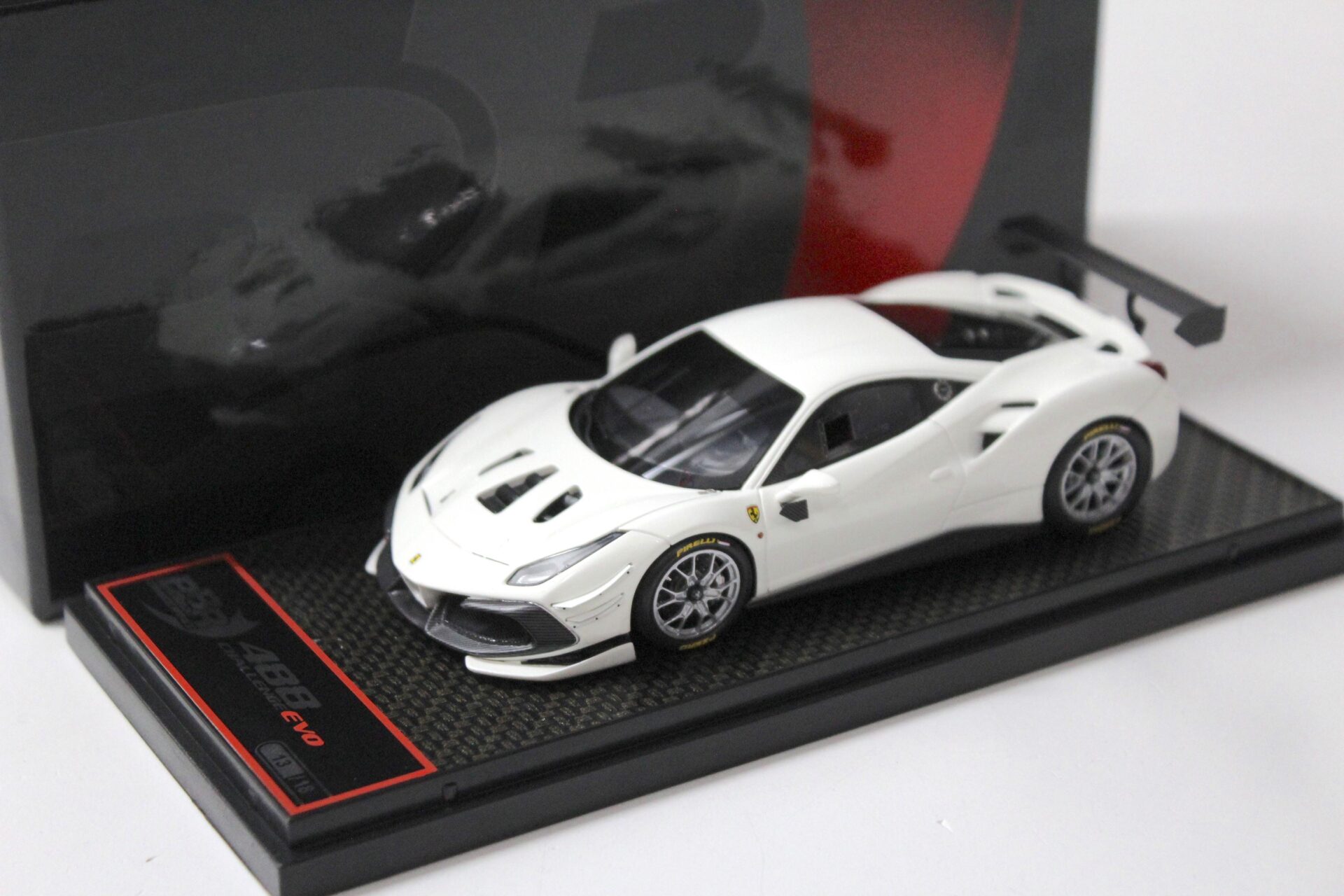1:43 BBR Ferrari 488 Challenge EVO 2020 Avus white Limited 18 pcs.