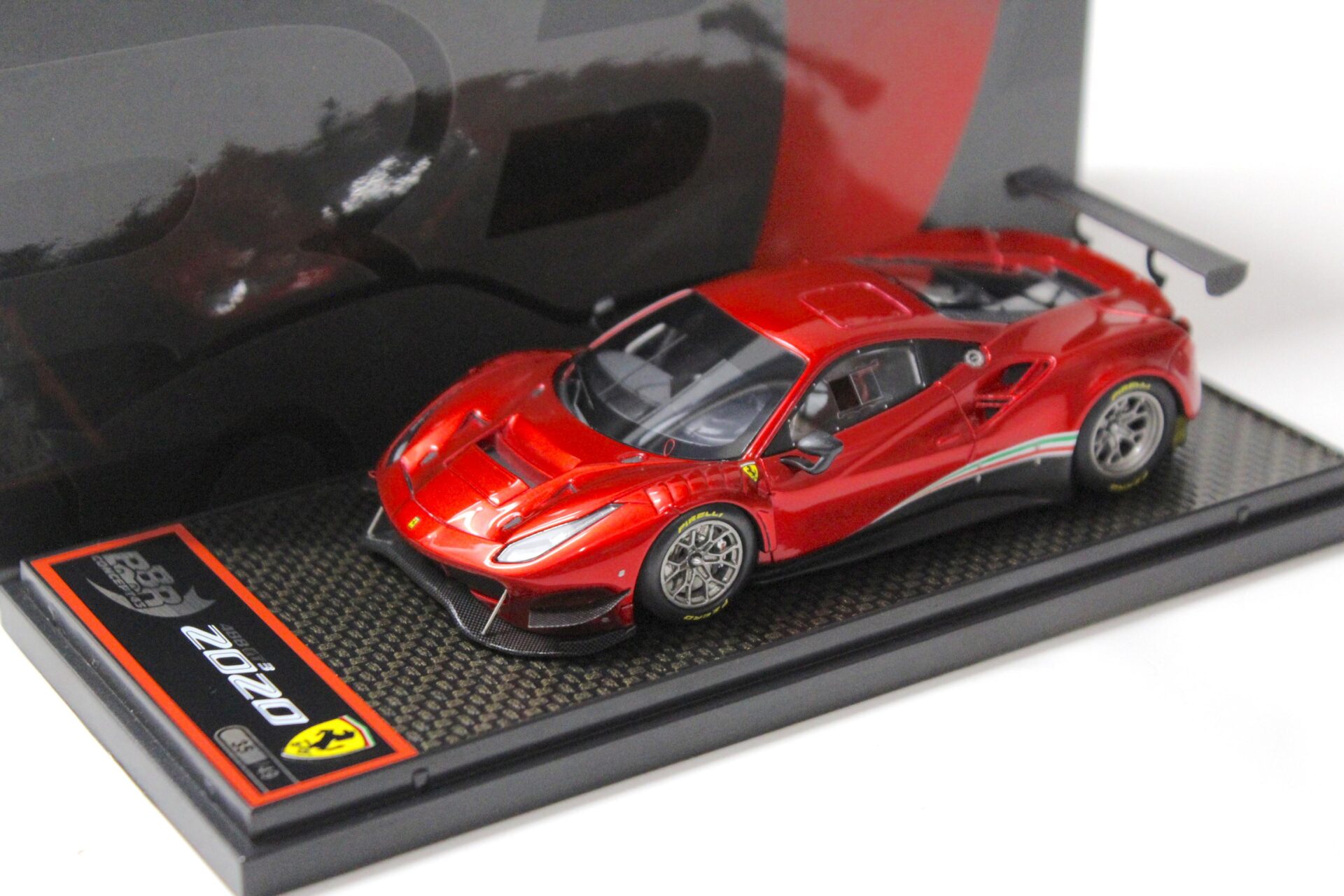 ID 55768 orig 1.jpg 1:43 BBR Ferrari 488 GT3 - 2020 Rosso Fuoco red - Limited 49 pcs.