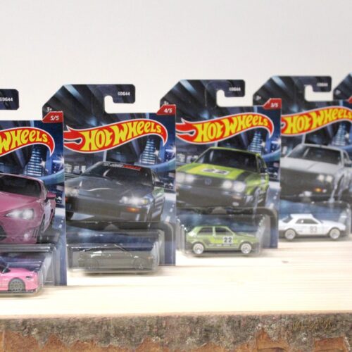 1:64 Hot Wheels Automotive Themed Set 5 pcs. VW, Ford, Nissan, Honda, Toyota