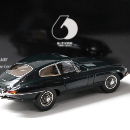 1:18 Kyosho Jaguar E-Type Coupe RHD Dark green - Diecast/ openings