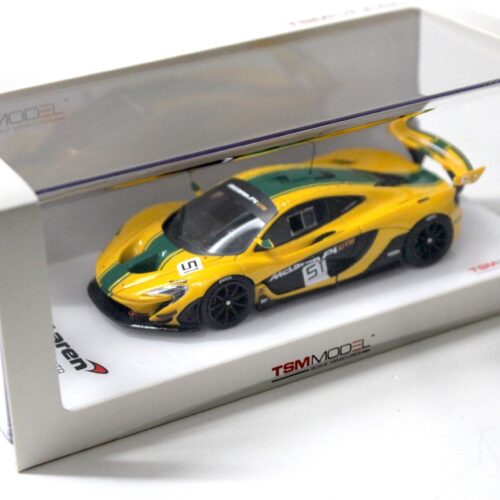 1:43 True Scale TSM McLaren P1 GTR Geneva Motor Show 2015 yellow #51