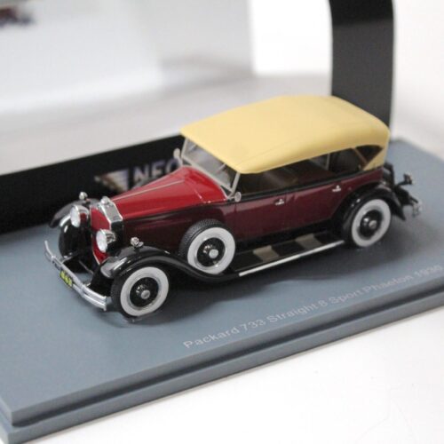 1:43 NEO Packard 733 Straight 8 Sport Phaeton 1930 red/ beige Top