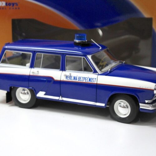 1:18 FOX TOYS IST Wolga Volga GAZ-22V M22 Kombi Praha Prag Police Polizei