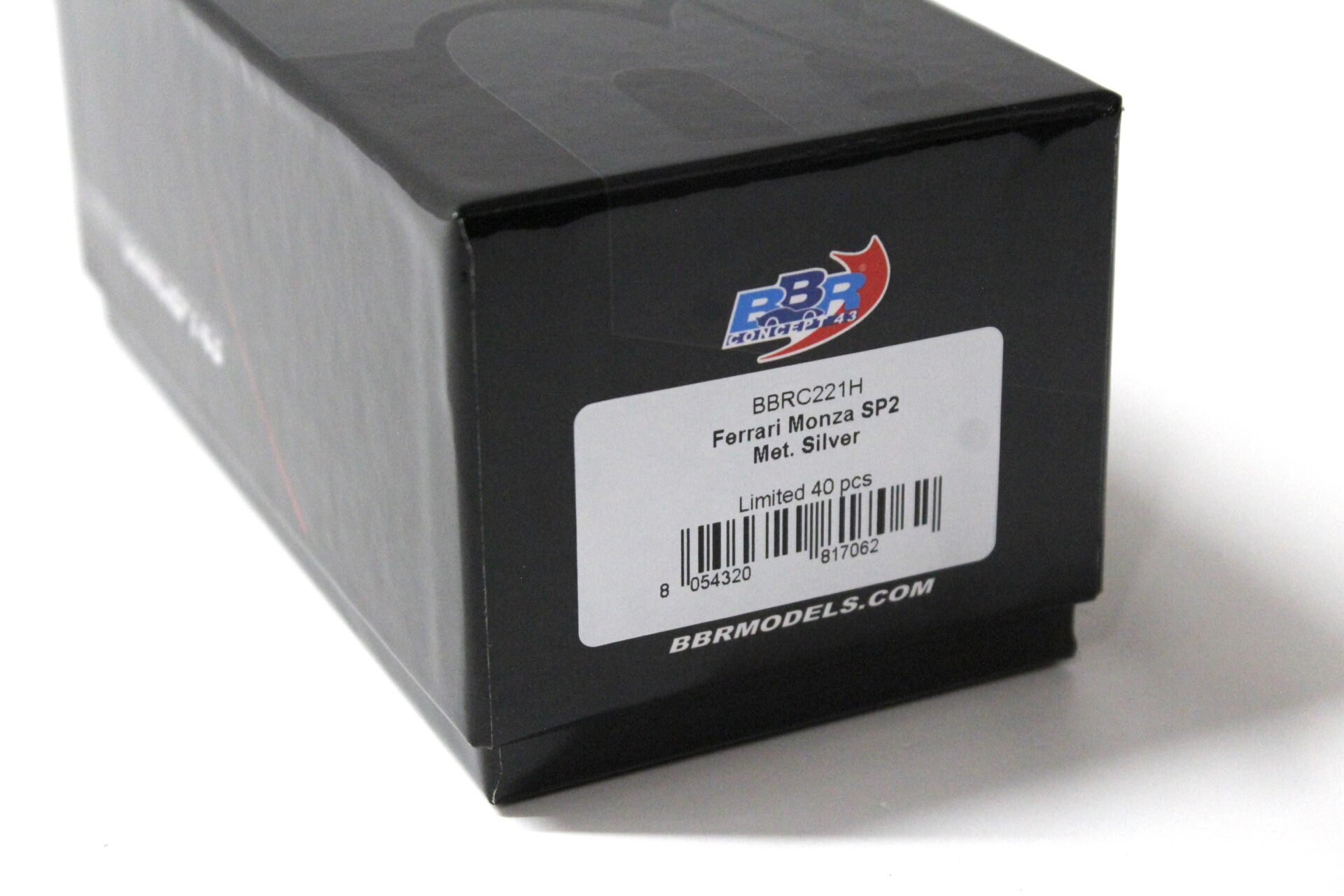 1:43 BBR Ferrari Monza SP2 grigio met. silver/ yellow stripe - Limited 40 pcs.