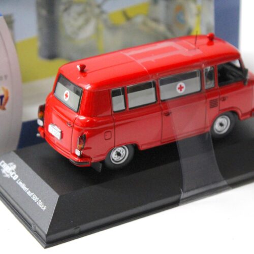 1:43 Cars&Co IST Barkas B1000 Van Feuerwehr 1970 red