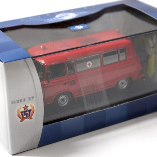 1:43 Cars&Co IST Barkas B1000 Van Feuerwehr 1970 red
