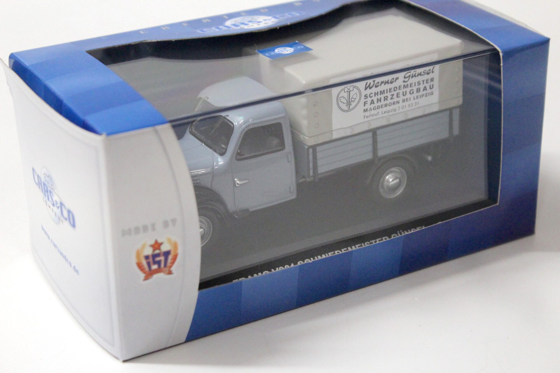 1:43 Cars&Co IST FRAMO V901 Schmiedemeister Günsel Plane/ Pritsche grey