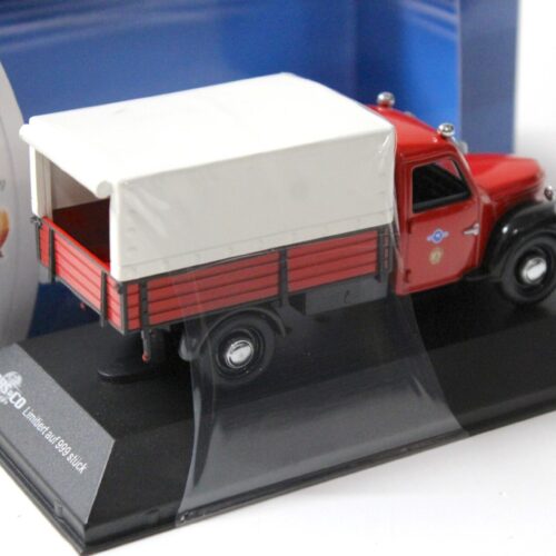 1:43 Cars&Co IST FRAMO V901 tarpaulin/ flatbed fire department 1959 red - Image 2