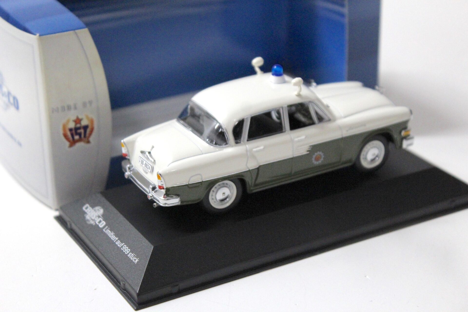 1:43 Cars&Co IST Sachsenring P240 Volkspolizei VP white/ green