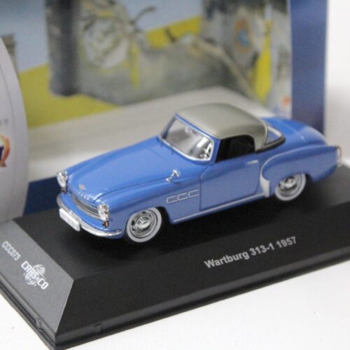 1:43 Cars&Co IST Wartburg 313-1 Sportwagen Coupe blue 1957