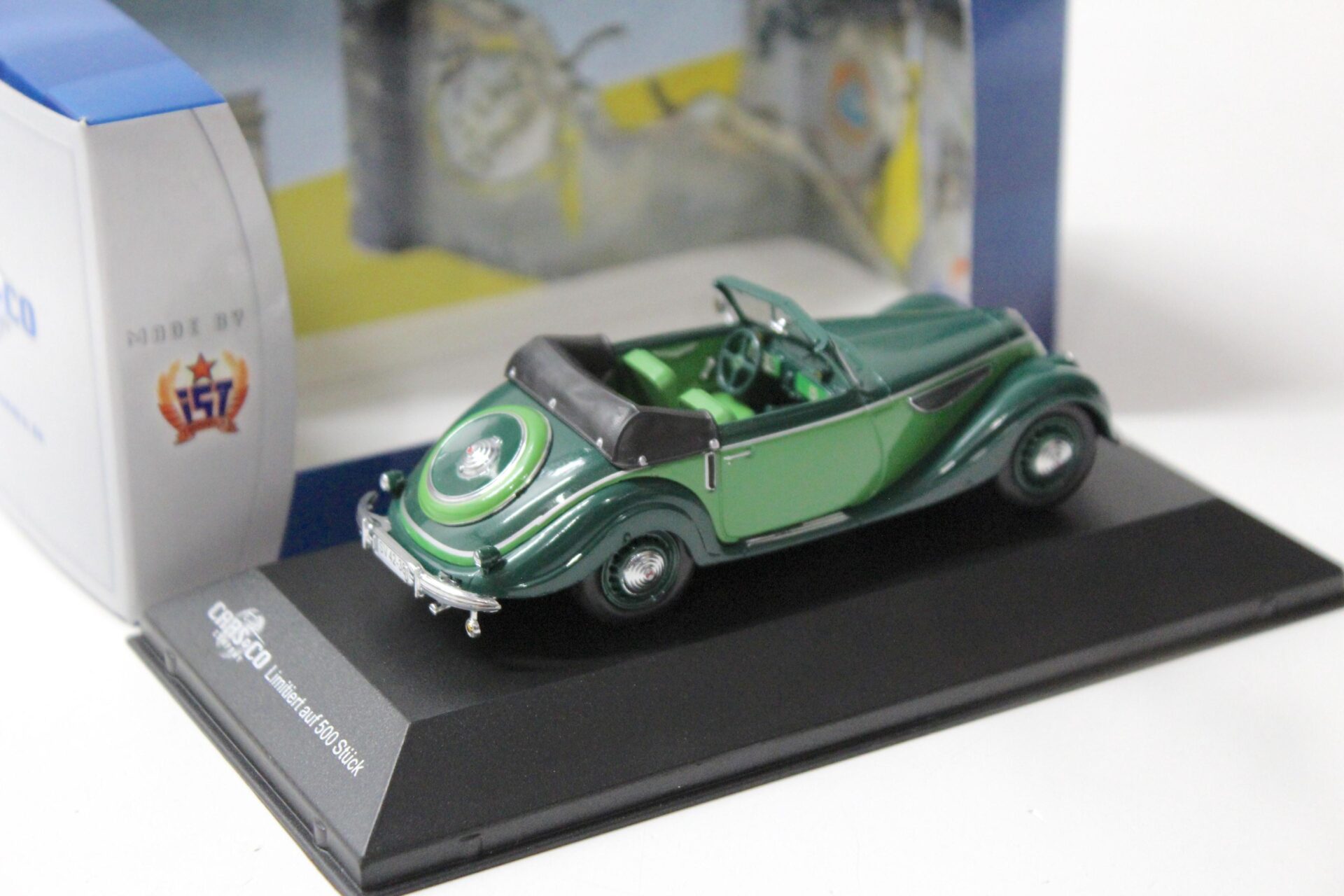 1:43 Cars&Co IST EMW 327/2 Roadster green 1955