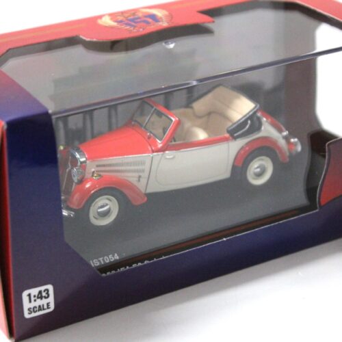 1:43 IST Models IFA F8 Cabriolet red/ beige 1953