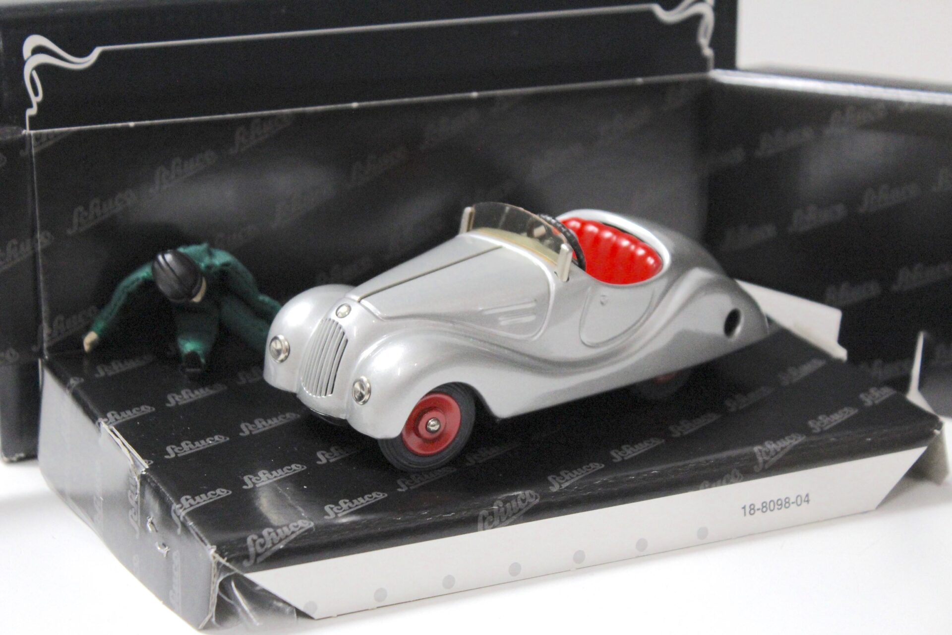 Schuco-Classic 01000 Akustico 2002 mit Schuco-Fritz Figur silver