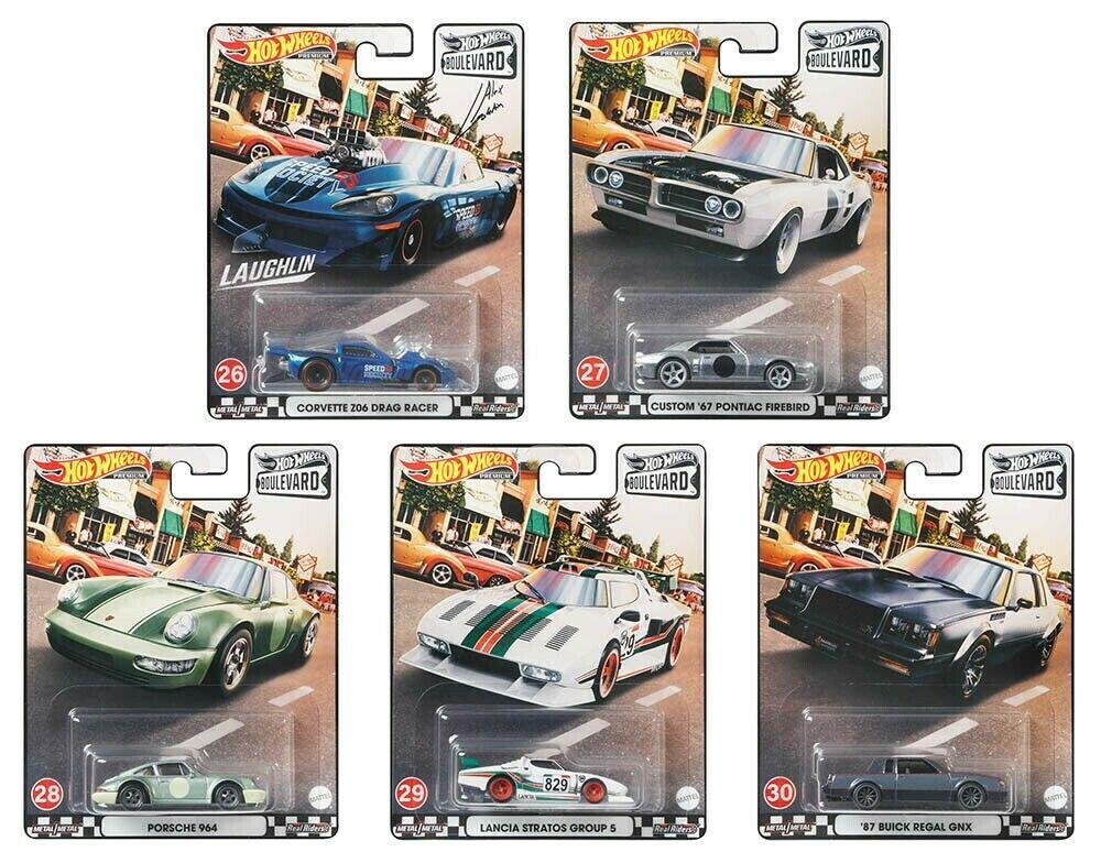 ID 56570 orig.jpg 1:64 Hot Wheels Boulevard Series 2021 Car Culture Premium Pack 5 pcs. Porsche, Lancia
