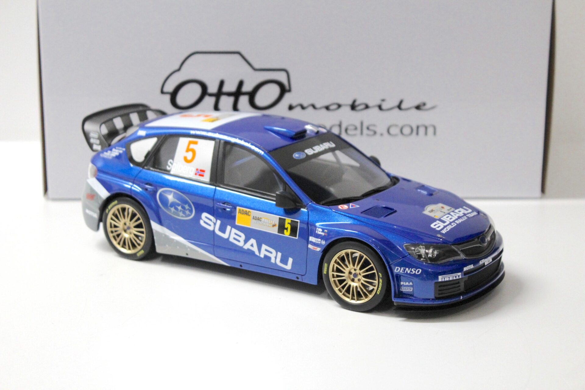 1:18 OTTO mobile OT365 Subaru Impreza WRC Germany 2008 Solberg #5