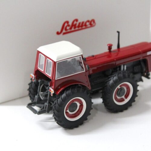 1:43 Schuco PRO.R43 Steyr 1300 System Dutra Tractor red %%% - Image 2