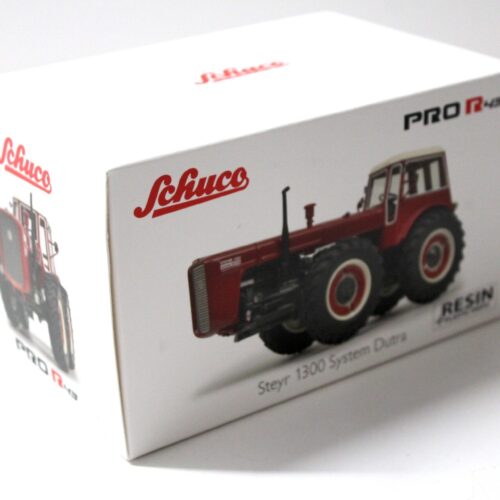 1:43 Schuco PRO.R43 Steyr 1300 System Dutra Tractor red %%% - Image 3