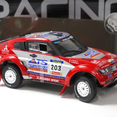 1:18 Solido Mitsubishi Pajero Evolution 2004 Rallye #203 Peterhansel/ Cottret