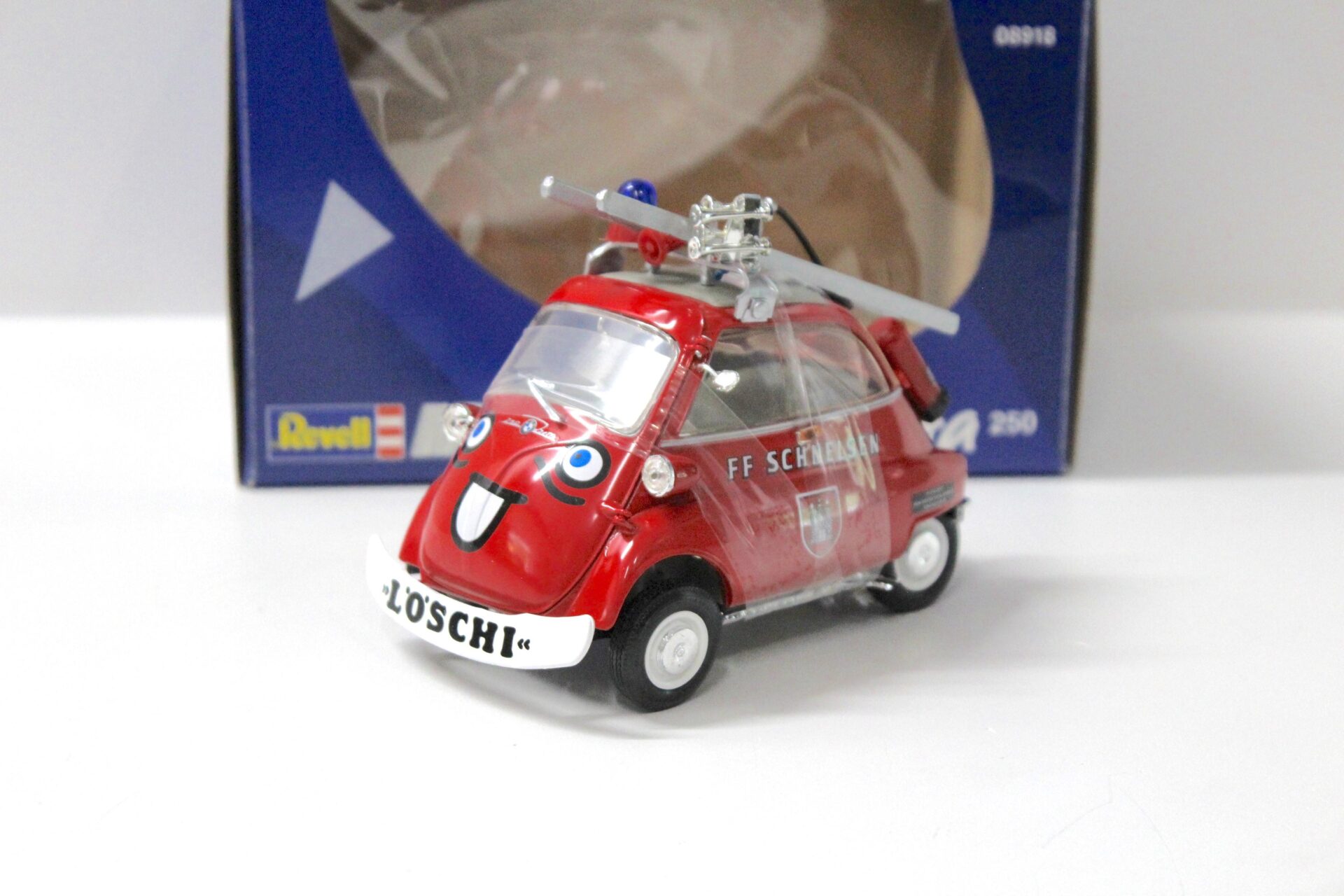 1:18 Revell BMW Isetta 250 Feuerwehr Hamburg "LÖSCHI" red