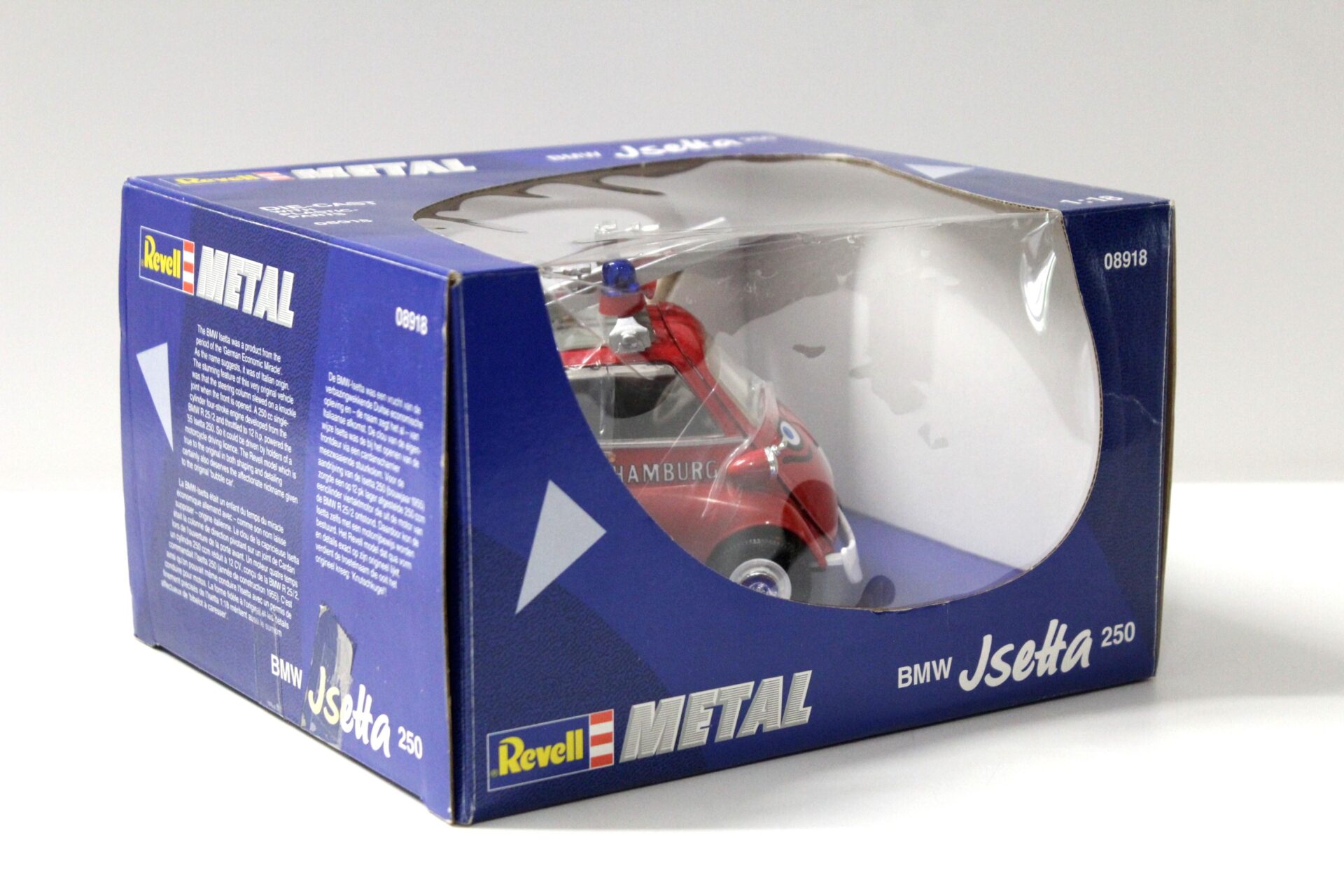 1:18 Revell BMW Isetta 250 Feuerwehr Hamburg "LÖSCHI" red