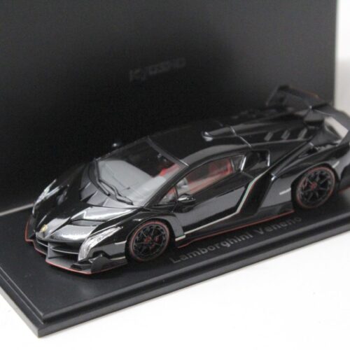 1:43 Kyosho Lamborghini Veneno black/ red line 2013