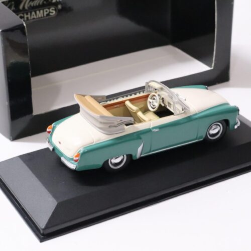 1:43 Minichamps Wartburg 312 Cabriolet 1958 Seiden green/ white