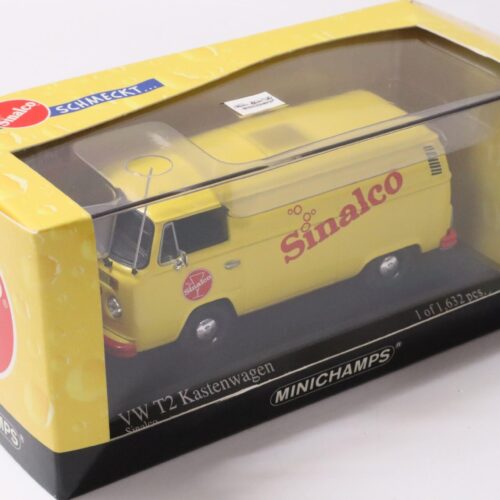 1:43 Minichamps VW T2 Kastenwagen 1972 SINALCO yellow