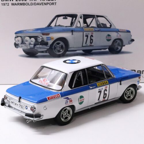 1:18 AUTOart BMW 2002 TAP Rally 1972 Warmbold/ Davenport #76 - Image 3