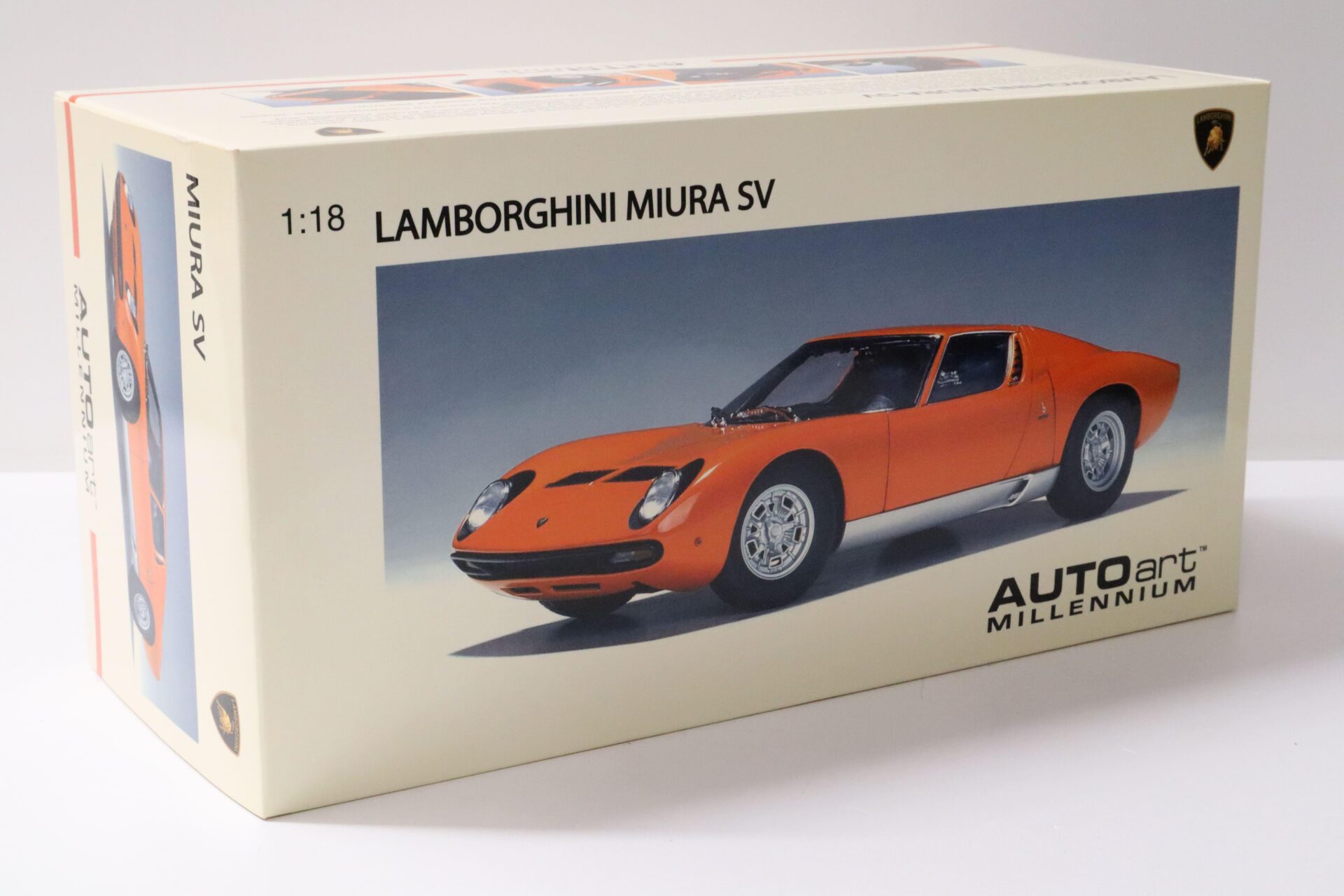 1:18 AUTOart Lamborghini Miura SV Coupe orange