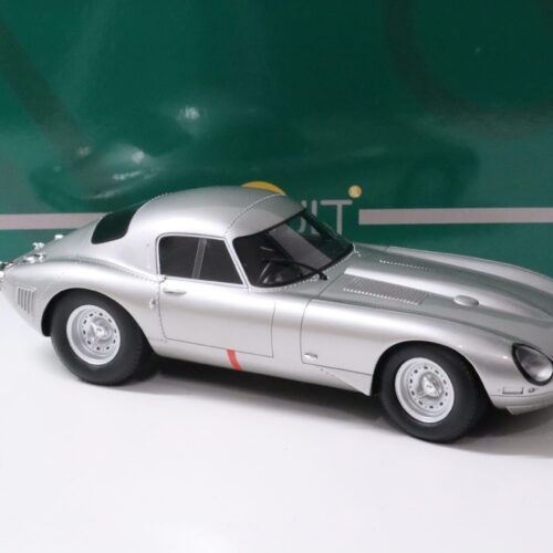 1:18 Cult Scale Models Jaguar E-Type Low Drag silver metallic