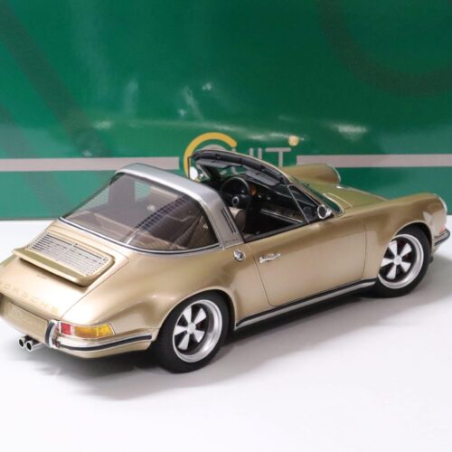 1:18 Cult Scale Models Porsche 911 Targa *SINGER* gold metallic - Image 3