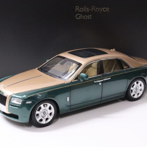 1:18 Kyosho Rolls Royce Ghost Brooklands green metallic/ gold