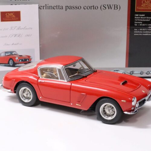 1:18 CMC Ferrari 250 GT Berlinetta passo corto SWB Coupe red M-046