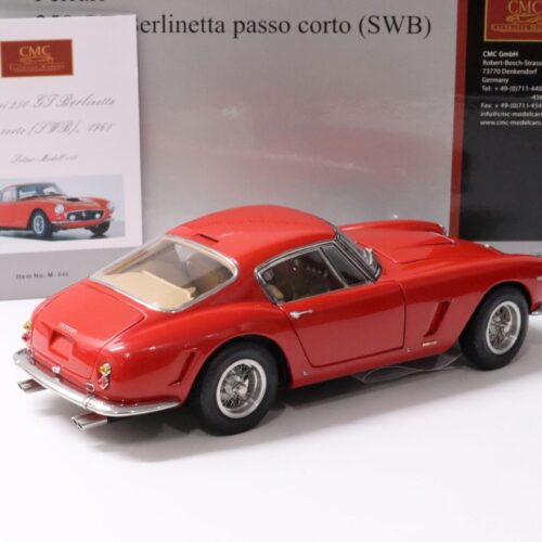 1:18 CMC Ferrari 250 GT Berlinetta passo corto SWB Coupe red M-046