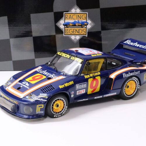 1:18 Exoto Porsche 935 Turbo 12h Winner Sebring 1979 BUDWEISER #9 Akin/McFarlin/Woods