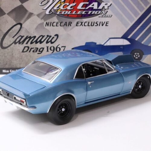 1:18 ACME 1967 Chevrolet Camaro DRAG OUTLAWS blue NICE CAR Limited 120 pcs.