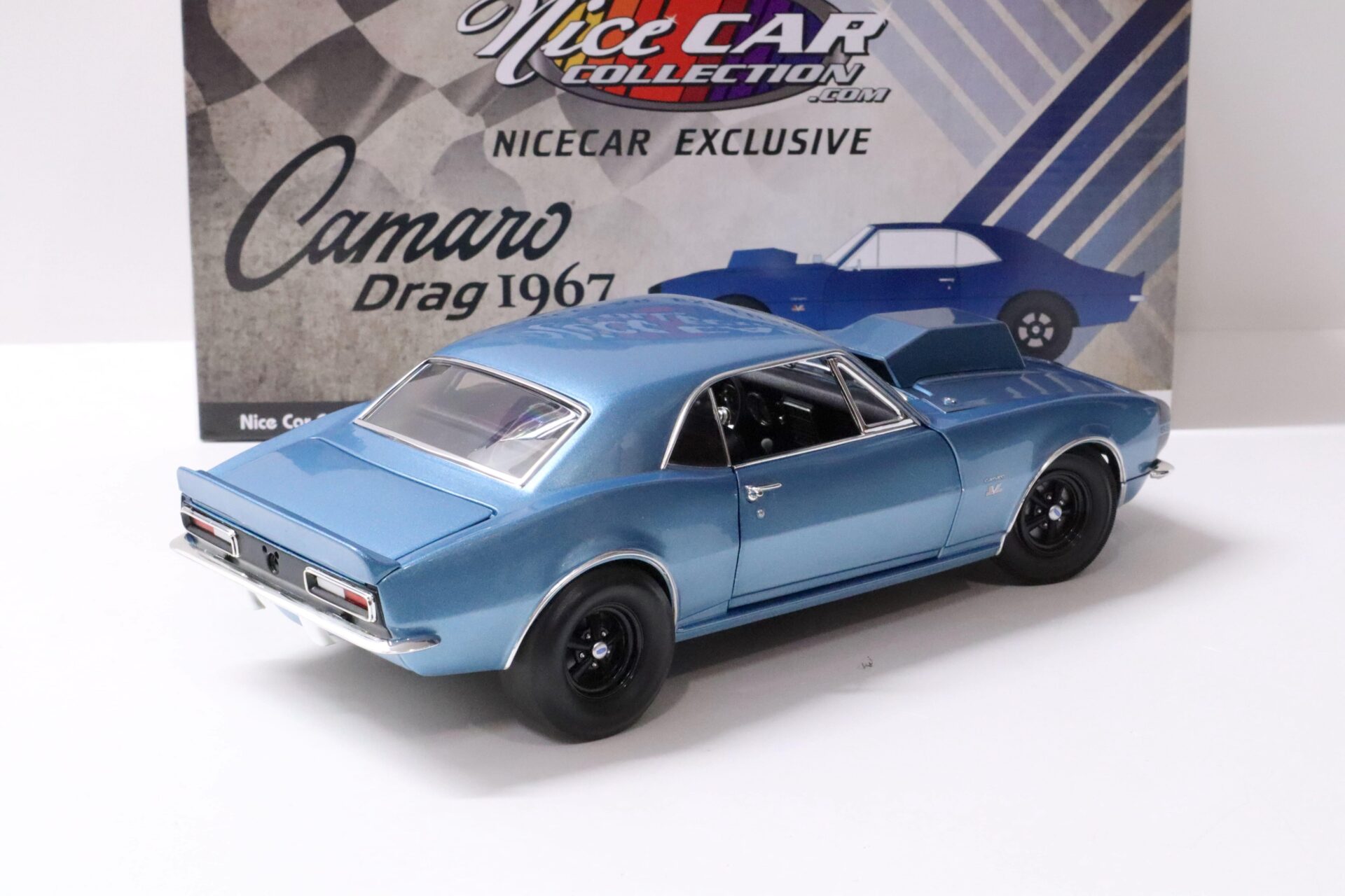 1:18 ACME 1967 Chevrolet Camaro DRAG OUTLAWS blue NICE CAR Limited 120 pcs.