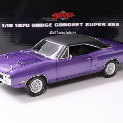 1:18 GMP 1970 Dodge Coronet Super Bee Plum Crazy/ black roof ACME Exclusive