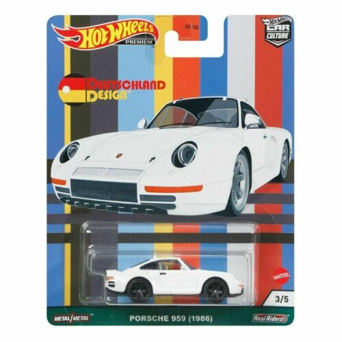 1:64 Hot Wheels Deutschland Design 2021 Car Culture Premium Porsche 959 white